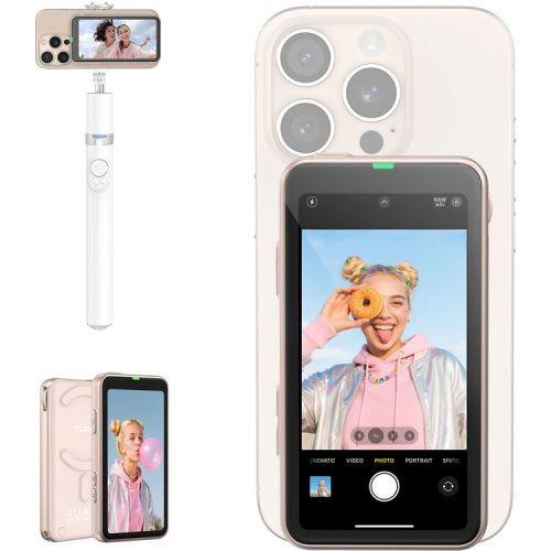 TELESIN Magnetic Phone Selfie Monitor with Wireless Remote Control