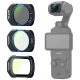 TELESIN CPL VND & 1/4 Black Mist Filter Kit for DJI Pocket 3/4