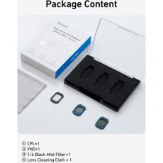 TELESIN CPL VND & 1/4 Black Mist Filter Kit for DJI Pocket 3/4