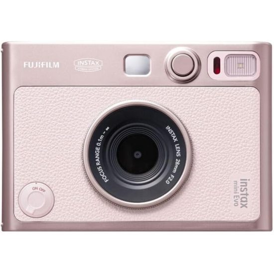 FUJIFILM instax mini EVO Hybrid Instant Camera (Gentle Rose) FUJIFILM instax mini EVO Hybrid Instant Camera (Gentle Rose)