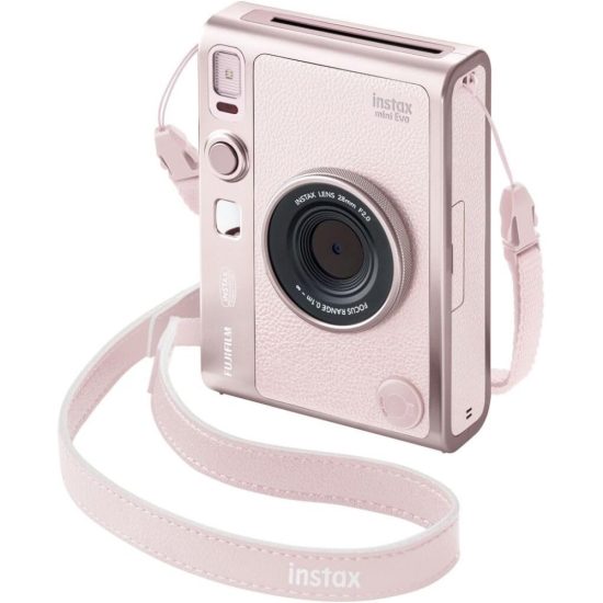 FUJIFILM instax mini EVO Hybrid Instant Camera (Gentle Rose) FUJIFILM instax mini EVO Hybrid Instant Camera (Gentle Rose)