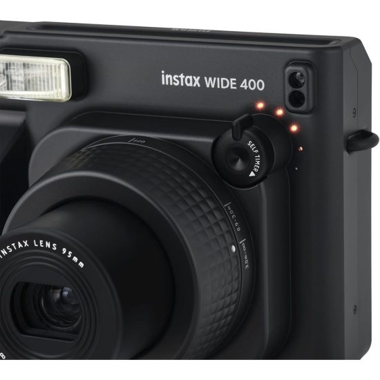 FUJIFILM INSTAX WIDE 400 Instant Film Camera(Jet Black)