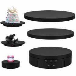 3in1 360° Electric Rotating Display Stand (Black)