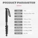 Ulanzi 61-inch Camera Portable Aluminium Monopod Ulanzi 61-inch Camera Portable Aluminium Monopod