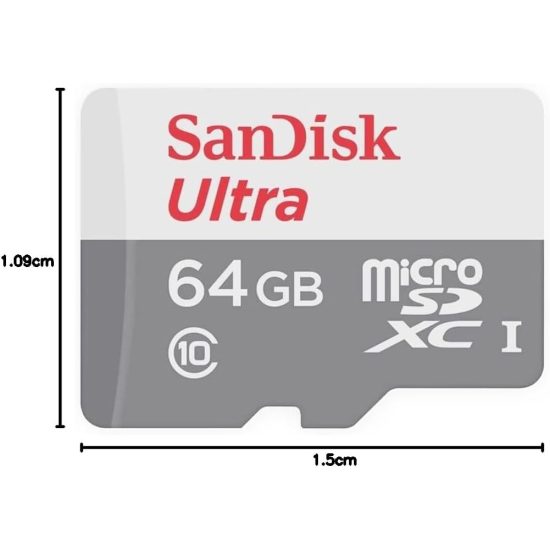 SanDisk Ultra 64GB MicroSDXC UHS-I 140MB/s R Memory Card