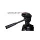 Weifeng WT 3560 Portable Aluminium Tripod for Videography and Photography