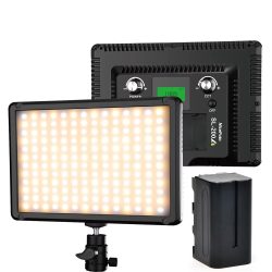 NiceFoto SL-200A 20W Bi-Colour Portable Video LED Light(with Battery)