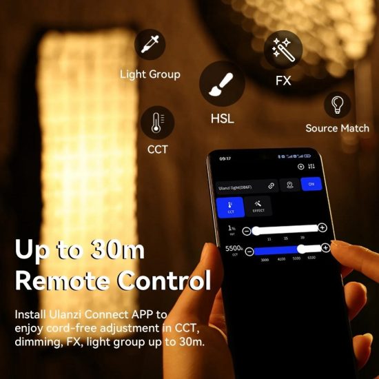 Ulanzi VL-200 Bi-Color 200W V-Mount LED Video Light (With Power Adapter) Ulanzi VL-200 Bi-Color 200W V-Mount LED Video Light (With Power Adapter)