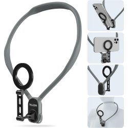 TELESIN Magnetic Smartphone Neck Mount Max (Gray)