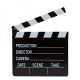 Director Film Movie Cut Action Scene Slateboard Clapper Board 20x18cm Director Film Movie Cut Action Scene Slateboard Clapper Board 20x18cm