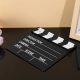 Director Film Movie Cut Action Scene Slateboard Clapper Board 20x18cm Director Film Movie Cut Action Scene Slateboard Clapper Board 20x18cm