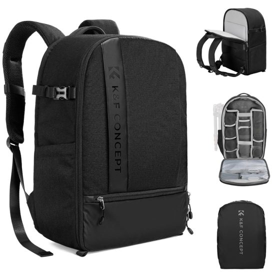 K&F Concept Camera Backpack 18L Nature Wander 04 (Black)