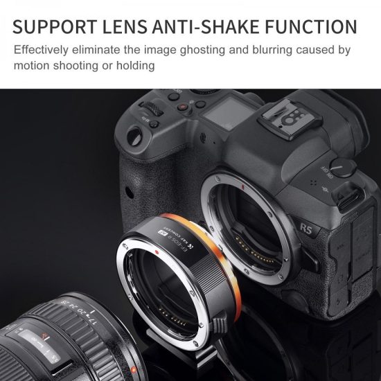 K&F Concept Auto Focus EF/EF-S to EOS R Lens Mount Adapter
