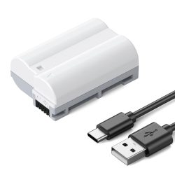 K&F Concept 2600mAh EN-EL15C Battery USB-C Fast Charging Z6iii Battery for Nikon Camera