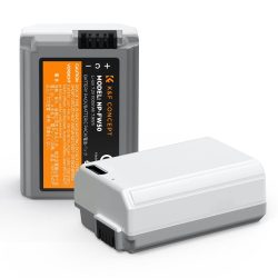 K&F Concept NP-FW50 Battery 1100mAh Type-C Fast Charging Compatible with Sony (2 Pack)