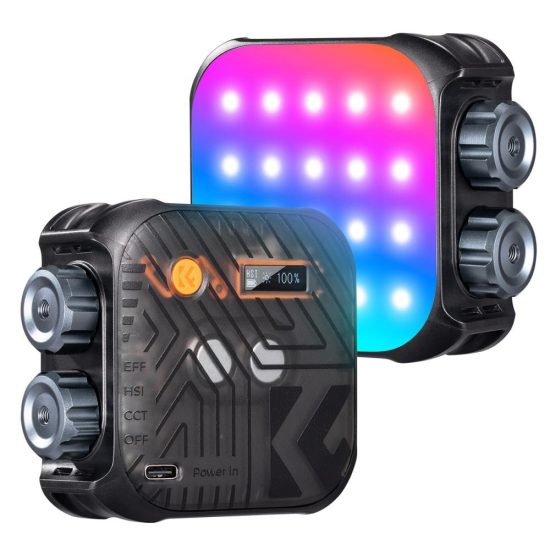 K&F Concept RGB LED Video Light Black