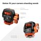 K&F Concept Adjustable Camera Monitor Mount 360° Swivel & 180° Tilt with Cold Shoe & ARRI Mount