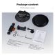K&F Concept 6-Inch Suction Cup Camera Mount with Magic Arm ARRI & 1/4-Inch 3/8-Inch Threads for Car & Action Camera