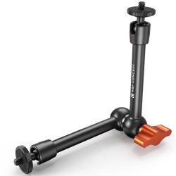 K&F Concept 9.8-Inch Magic Arm with 1/4-Inch Screw & 360° Ball Heads for Camera Monitor & Lighting Setup