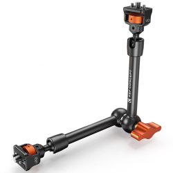 K&F Concept 11-Inch Magic Arm with 1/4-Inch Screw & 360° Ball Heads for Monitor LED Light & Camera Rig