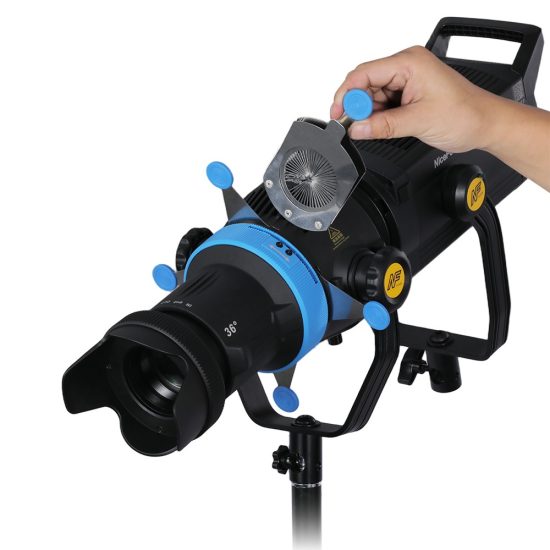 NiceFoto SN-28 Professional Optical Snoot for LED Video Light With Bowens Mount