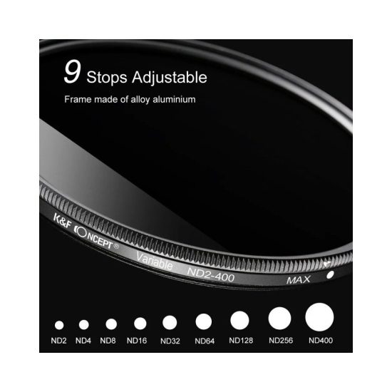 K&F Concept Nano-B Variable ND2-400 Filter 67mm