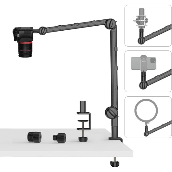 Ulanzi VIJIM LS25 Multifunction Desk Stand for Smartphones DSLR Lights Microphones