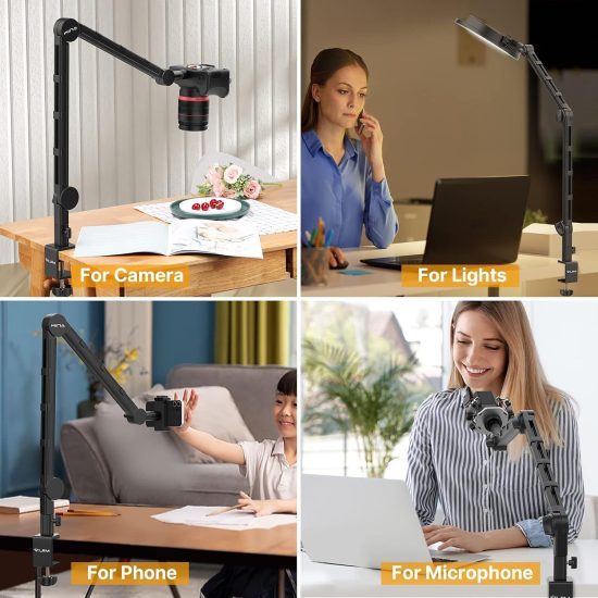 Ulanzi VIJIM LS25 Multifunction Desk Stand for Smartphones DSLR Lights Microphones