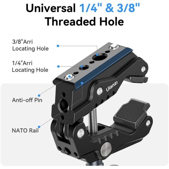 Ulanzi R011a 10 Inch Magic Arm with Crab Clamp Kit