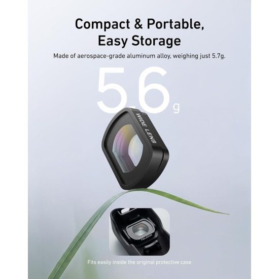 TELESIN Wide-Angle Lens for DJI Osmo Pocket 3/4