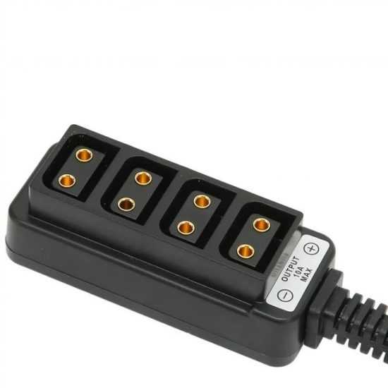 D-Tap Male to 4 Port D Tap Female Splitter Power Cable D Tap Power Adapter-20cm