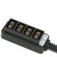 D-Tap Male to 4 Port D Tap Female Splitter Power Cable D Tap Power Adapter-20cm