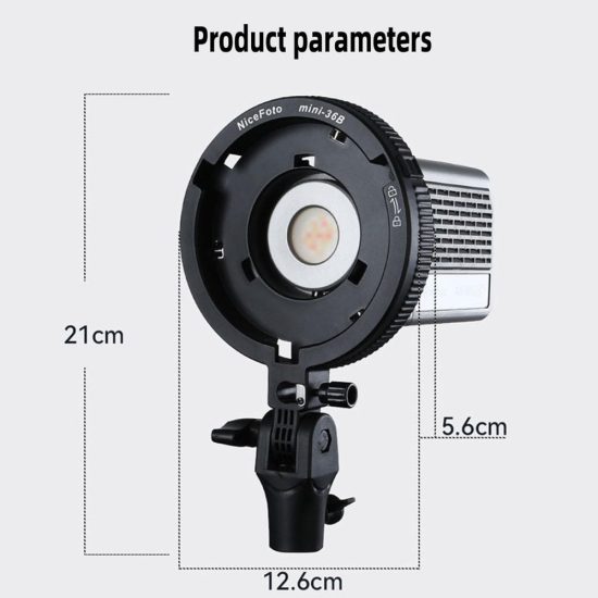 NiceFoto Mini-36B Mini to Bowens Mount Adapter