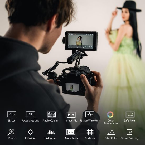 VILTROX DC-550 5.5" Portable On-Camera HD Touch Screen Monitor