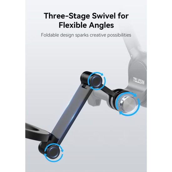 TELESIN Magnetic Plate for 3-Claw Mount for Smartphones
