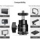 SmallRig Camera Hot Shoe Mount with 1/4"-20 Screw Ball Head