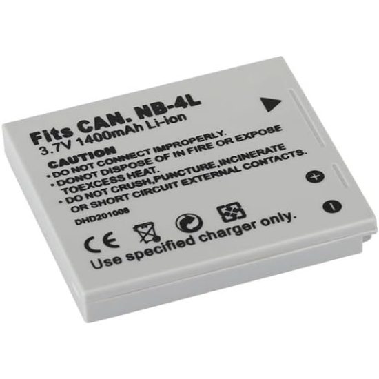 NB-4L Digital Camera Battery for Canon