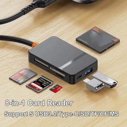 8in1 ADS-316 Type-C+USB Multi-function Card Reader