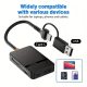 8in1 ADS-316 Type-C+USB Multi-function Card Reader