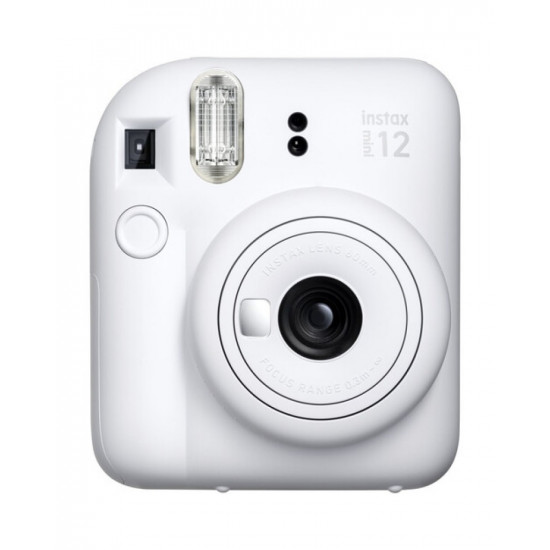 FUJIFILM INSTAX MINI 12 Instant Film Camera (Clay White) FUJIFILM INSTAX MINI 12 Instant Film Camera (Clay White)