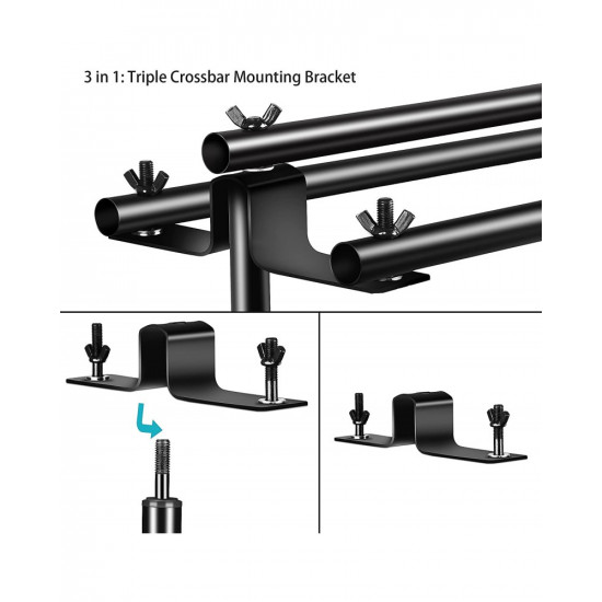  3Pole 3x3m Background Stand Support Kit