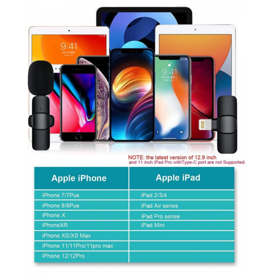 K9 Wireless Microphone For iPhone K9 Wireless Microphone For iPhone