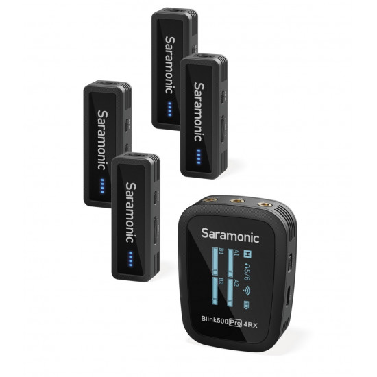 Saramonic Blink500 Pro B8 4-Person Ultracompact Digital Wireless Microphone System for Cameras and Smartphones Saramonic Blink500 Pro B8 4-Person Ultracompact Digital Wireless Microphone System for Cameras and Smartphones