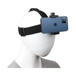 Head-Mounted Mobile Phone Holder First-Person View Video Outdoor Live Bracket for GoPro Action iPhone Samsung Smartphones Head-Mounted Mobile Phone Holder First-Person View Video Outdoor Live Bracket for GoPro Action iPhone Samsung Smartphones