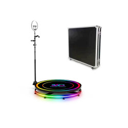 360Photo Booth Rotating Machine For Events Parties Automatic Spin Selfie Platform 100CM 360Photo Booth Rotating Machine For Events Parties Automatic Spin Selfie Platform 100CM