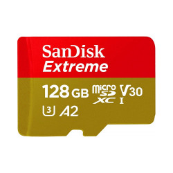 SanDisk Extreme 128GB MicroSDXC 160MBs Memory Card SanDisk Extreme 128GB MicroSDXC 160MBs Memory Card