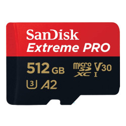Sandisk Extreme Pro 512GB MicroSDXC 200MB/s Memory Card Sandisk Extreme Pro 512GB MicroSDXC 200MB/s Memory Card