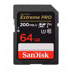 SanDisk Extreme PRO SDXC 64GB 200MB/S V30 UHS-I Card