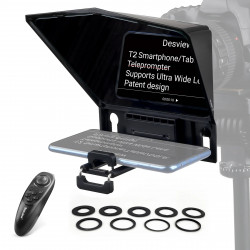 Desview T2 Teleprompter for Smartphones/Tablets/DSLR Desview T2 Teleprompter for Smartphones/Tablets/DSLR