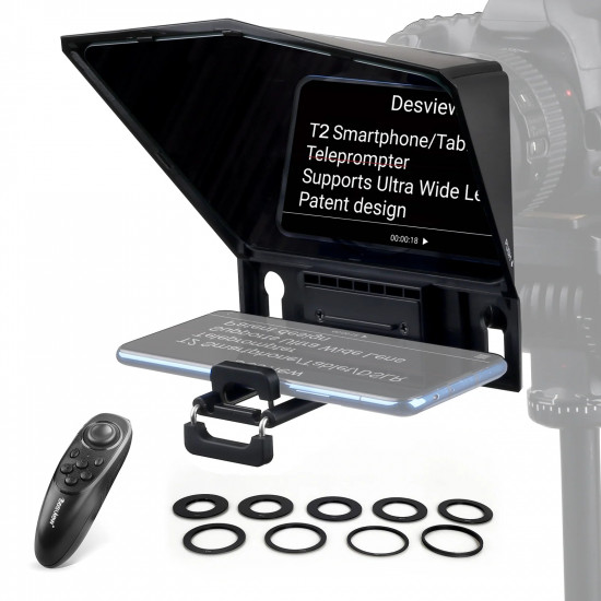 Desview T2 Teleprompter for Smartphones/Tablets/DSLR Desview T2 Teleprompter for Smartphones/Tablets/DSLR